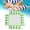 Green, variant on 4-in-1 Inflatable Water Hammock Swimming Pool Floats with Air Pump, Lake Lounging Float Heavy Duty Portable Lounger Chair Raft Beach Bachelorette Essentials for Summer Relaxing