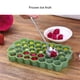 thumbnail image 4 of Cubo de hielo Molde suave Silicona Chocolate 37 Cavidades Molde Bandeja Restaurante Hogar Bebida fría DIY Accesorios para refrigerador Verde Irene Inevent HA012235-04, 4 of 7