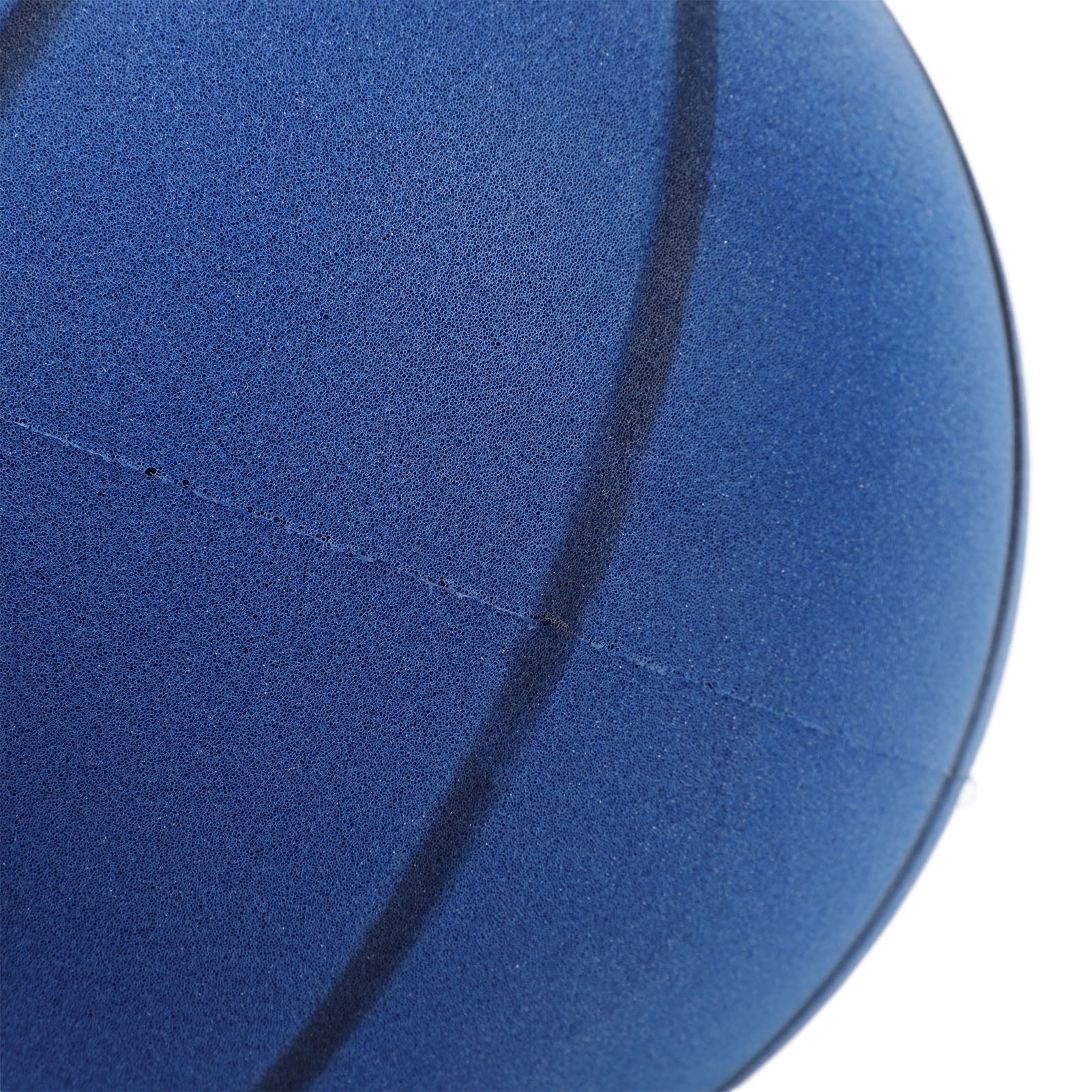 YAHHU Silent Basketball Size 7 (29.5") / 24 cm in Blue - Premium PU Highly Elastic Inflation Free Quiet Bounce Ball, Enhances Hand Eye Coordination for Home Apartment Indoor Boys Training Practice