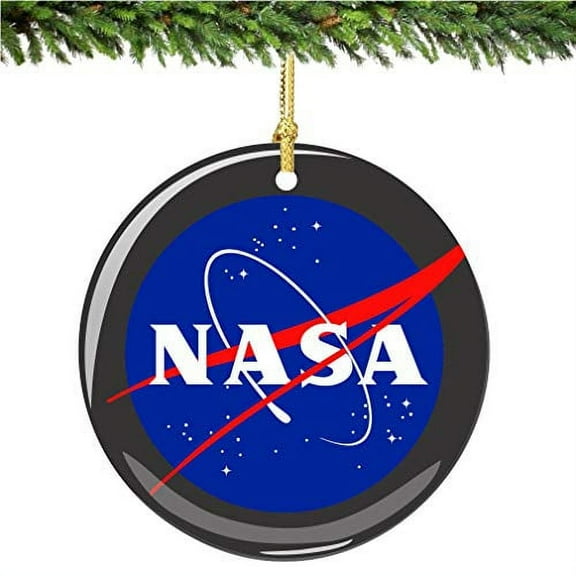 City-Souvenirs NASA Christmas Ornament, Porcelain 2.75 Inch Christmas Ornament