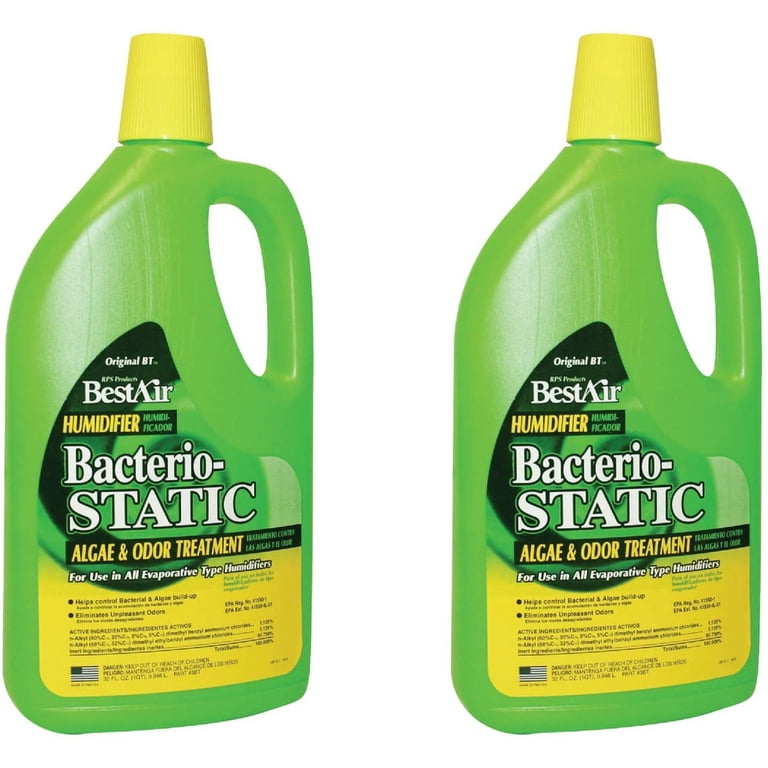 BestAir 3BT, Original BT Humidifier Bacteriostatic Water Treatment, 32 oz 2 Pack