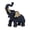 Black, variant on mdesiwst Elephant Ornament Black Golden Animal Design Resin Figurine Symbolizing Good Luck Strength Wisdom Elephant Sculpture