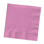 Party Central Club Pack of 500 Cotton Candy Pink Premium 3-Ply Disposable Beverage Napkins 5"