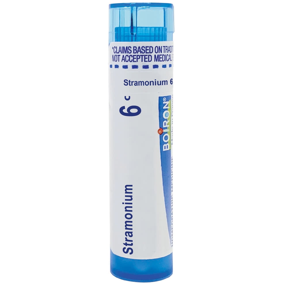 Boiron Stramonium 6C, Homeopathic Medicine for Sleeplessness With Intermittent Awakening, 80 Pellets