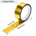 thumbnail image 4 of Ofertas Únicas 1 Rollo de Cinta Adhesiva Universal de Liberación de Aire con Rayas Reflectantes en Tono Dorado 1.38"x164.04ft, 4 of 6