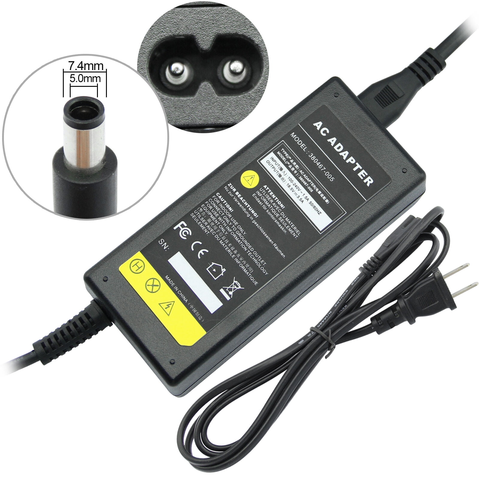 Laptop Ac Adapter Charger For Hp Compaq 6515b 6910p Battery Power Supply Walmart Com Walmart Com