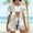 01 Beige, variant on YueHuiYing Women's Two-Piece Shirt Sets Short Sleeve Summer Casual Linen Shirt Elastic Waist Short Sets Outfits