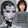 thumbnail image 4 of Kit de maquillaje Mehron Premium Character con gorra calva para Halloween, 4 of 6