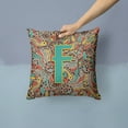 thumbnail image 2 of Carolines Treasures CJ2013-FPW1414 Letter F Retro Tribal Alphabet Initial Canvas Fabric Decorative Pillow  14Hx14W, 2 of 4