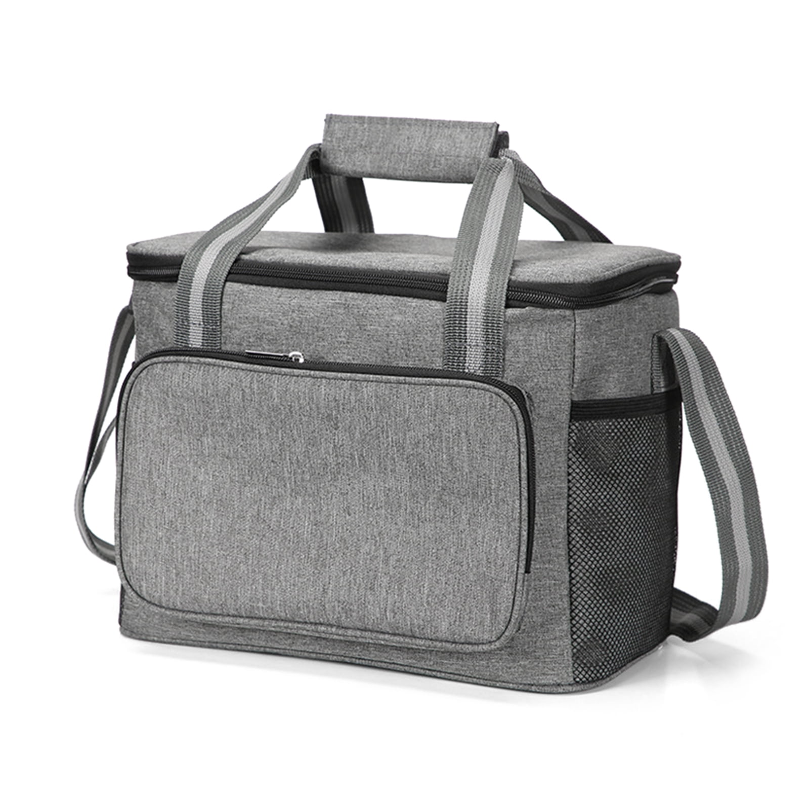 Insulated 12V Electric Cooler Bag 15L Portable Travel Car Cool Fridge Bag 