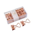thumbnail image 1 of Clips de carpeta de metal en forma de corazón Moyic 12 paquetes/lote, 1 of 6