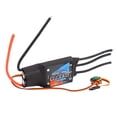 thumbnail image 1 of Esc sin escobillas, 5v 3a estable negro fácil de operar 80a esc bifbisqueos bidireccionales para el propulsor submarino para el bote rc, 1 of 7