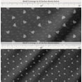 thumbnail image 2 of Soimoi Gray Cotton Poplin Fabric Heart & Love Text Decor Fabric Printed Yard 42 Inch Wide, 2 of 7
