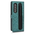 thumbnail image 3 of SaniMore Wallet Case for Samsung Galaxy Z Fold 4 7.6" 2022, Glitter PU Leather Case Polka Dot Card Slots Cash Pocket Kickstand Removeable Wrist Strip Pen Slot All-around Folding Cas, Green, 3 of 5