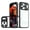 Black, variant on for iPhone 17 Pro Case, Stylish Slim Crystal Clear PC Back + TPU Silicone Case with Sliding Camera Cover Anti-fingerprint Shockproof Phone Cases for iPhone 17 Pro, Red