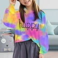 thumbnail image 2 of Boys Tie Dye Shirt Long Sleeves Hoodies for Teen Girls Cropped Long Sleeve Zip Up Jacket Workout Hooded Sweatshirt Y2K Girls Cute Crop Coats Clothes, 2 of 6