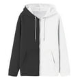 thumbnail image 3 of QHFBli Zip Up Hoodie Women Oversized Fall Fashion Long Sleeve Hooded Sweatshirts Casual Y2K Jacket 2033 Winter Clothes, 3 of 4