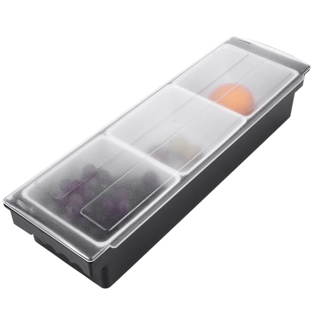 Spice Box Serving Set, Transparent Cover Portable Seasoning Rack Spice Pots, With Side Handles For Bars, Restaurants Coffee Shops, Hotels