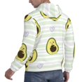 thumbnail image 3 of Bingfone Avocado Of A Hear Men'S Drawstring Hoodie Long Sleeve Pocket Sweatshirts-4x-Large, 3 of 9