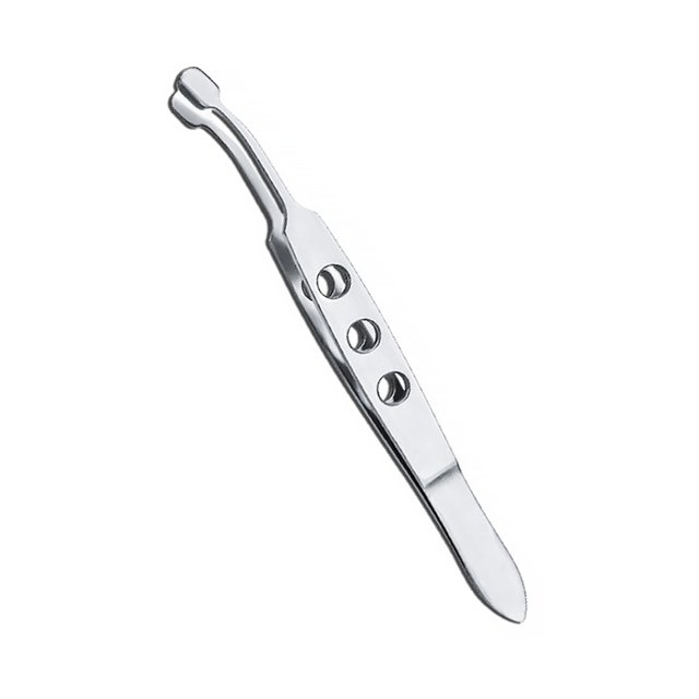Pinzas de precisión de párpados Hommalts pequeños clips de limpieza de masaje ocular reutilizables herramientas faciales con mango sin deslizamiento Spa Cuidado personal de cuidados cuadrados grandes Inevent CE011614-03