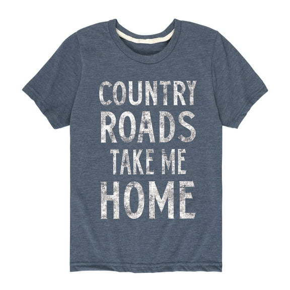 Country Casuals - Country Roads Take Me Home - Toddler Short Sleeve Graphic T-Shirt