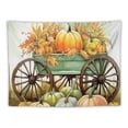 thumbnail image 5 of Pratyus Pumpkins Gourds Wagon Halloween Tapestry Wall Hanging for Living Room Dorm Holiday Decor 50x40inch, 5 of 6