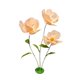 thumbnail image 4 of Flores gigantes para bodas, flores artificiales, guirnaldas florales decorativas versátiles Champán, 4 of 9