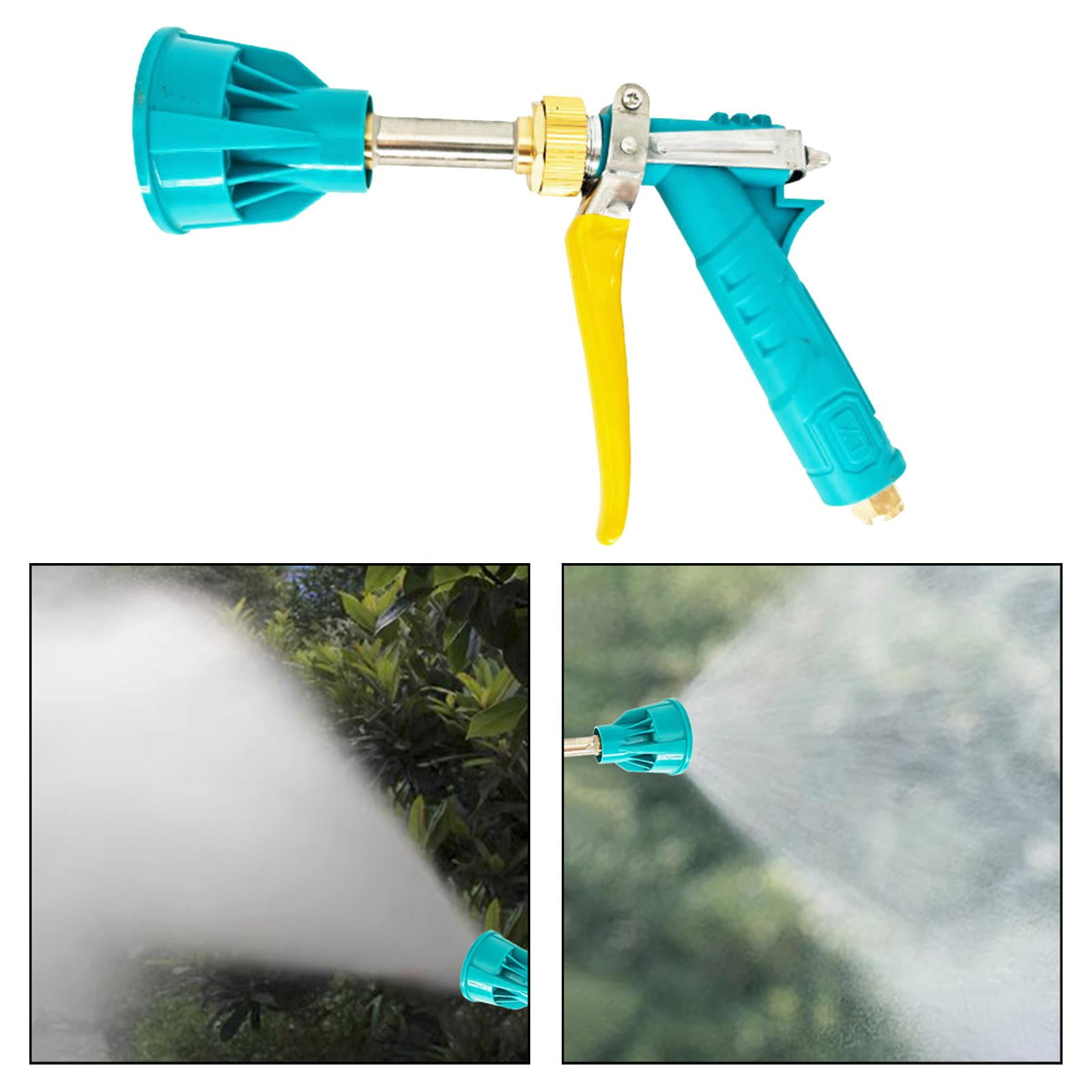figatia Garden Hose Nozzle Heavy Duty Quick Connector, Hose Attachment, Agricultural Sprayer High Power Washer Sprayer for Lawn Patio Short