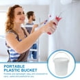 Portable Plastic Bucket White Plastic Bucket Plastic Water Bucket 3