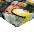 thumbnail image 2 of Ambesonne Vintage Fitted Sheet, Town Night Watercolor, Full Size, Multicolor, 2 of 3