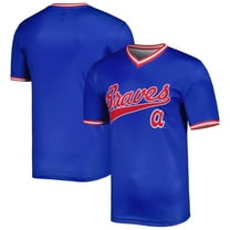 Men's Stitches Royal Atlanta Braves Cooperstown Collection Team Jersey