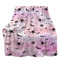 thumbnail image 2 of Halloween Flannel Throw Blanket, Ghost Pattern Ultra Soft Lightweight Cozy Blankets for Bed Couch Sofa 27.5x39Inch Multicolor, 2 of 6