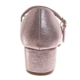 thumbnail image 4 of Badgley Mischka Girls Dress Shoes (Little Kids, Sizes 11–4), Pink, Size: 12, 4 of 7