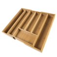 thumbnail image 4 of Lavish Home 83-34 Bamboo Expandable Utensil Drawer Organizer, 4 of 10