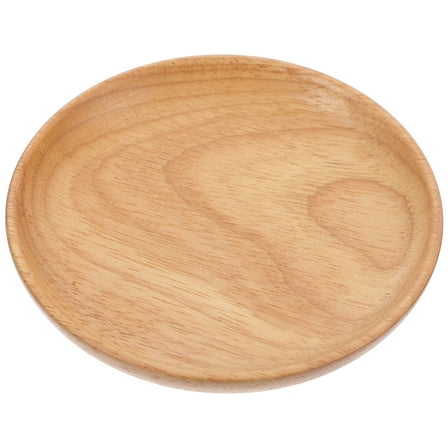 CIMAXIC Dinner Plate Round Wooden Plate 1Pcs for Wedding