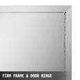 thumbnail image 4 of VEVOR 26"Wx 24"H Outdoor Kitchen Access Door Stainless Steel for BBQ Island BBQ Door, 4 of 9