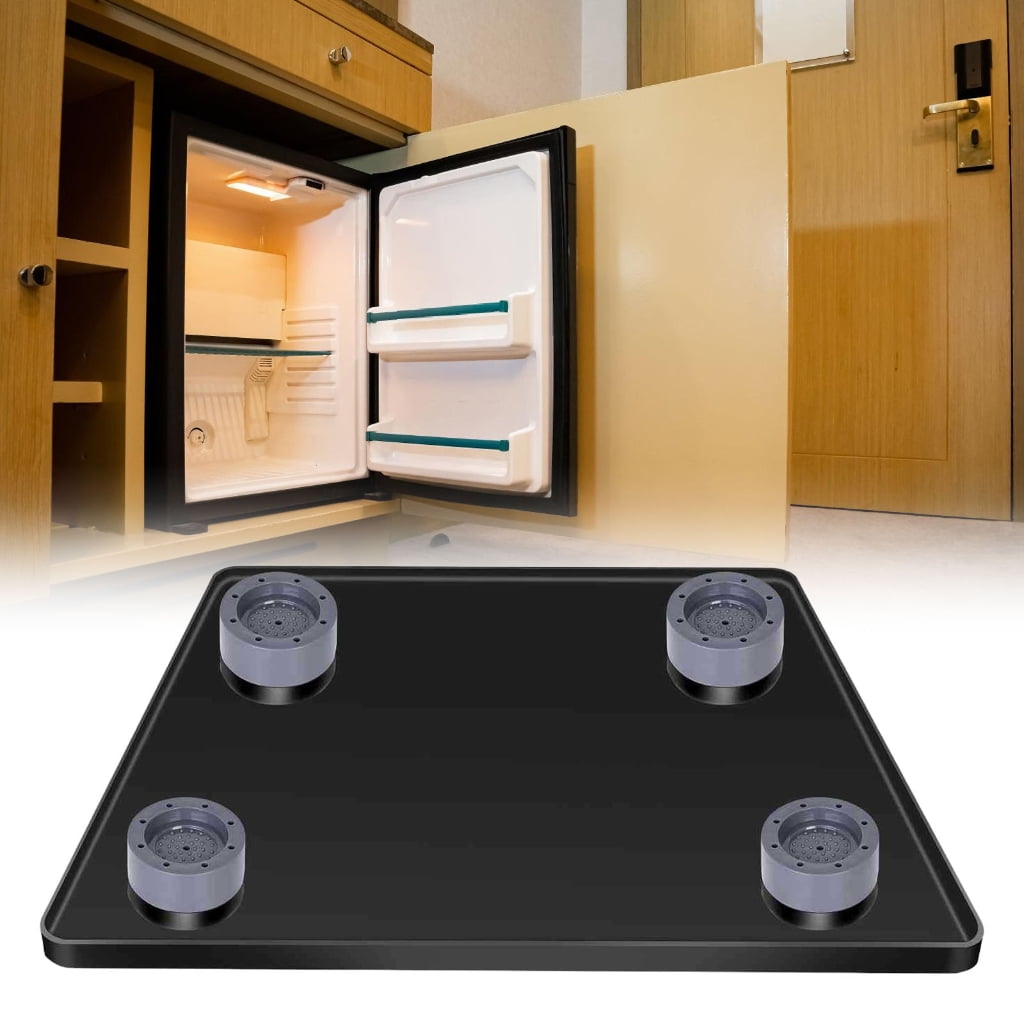Premium Silicone Mini Fridge Organizer Pad Built In Adjustable Elevatin Platform