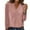 Hot Pink, variant on ShiShine Sequin Tops for Women Fashion Casual Sparkly V Neck Shirts Holiday Party Sparkle Long Sleeve Top Outfits