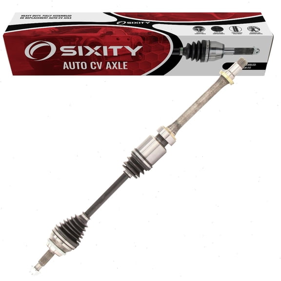 Sixity Front Right CV Axle compatible with Toyota Highlander 2.4L L4 2001-2007 - Passenger Side Complete Axle Shaft Assembly