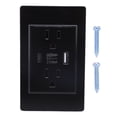 thumbnail image 2 of Toma De Pared Con Puerto USB Y Tipo C Tomacorriente De Pared Eléctrico Ignífugo Para PC De 15 A Para El Hogar, Oficina, Sala De Estar Y Dormitorio, 2 of 7