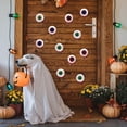 thumbnail image 4 of Halloween Eyeballs-shaped Wall Decals, 5pcsRealistic PVC Scary Eyeballs Window Decal Wall Stickers For DIY Home Bathroom Indoor Hallowmas Decoration, 4 of 8