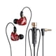 thumbnail image 3 of Auriculares alámbricos 96dB 3.5mm Reducción de ruido en auditorios de audio al aire libre al aire libre transmisión en vivo grabación de voz vlogging auricular rojo 1.2m Methold EL022391-02B, 3 of 7