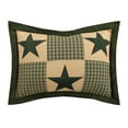 thumbnail image 3 of Better Trends Star Americana Design 100% Cotton Queen Bedspread Set, Green Gold, 3 of 7