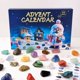 thumbnail image 1 of Calendario de Adviento de Navidad con gemas de cristal naturales, caja de colección, calendario de cuenta regresiva de 24 días, caja de regalo de piedras de cristal para niños, 1 of 5