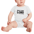 thumbnail image 2 of May The Lord Be with You Funny Baby Boy Girl Clothes, 2 of 5