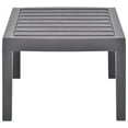 thumbnail image 2 of vidaXL Patio Table Rectangular Side Table Outdoor Garden Furniture Plastic, 2 of 16
