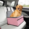 thumbnail image 6 of Portable Puppy Dog Car Seat, Dog Booster Seat for Small Dogs (Up to 20 lbs) - Portable Puppy Car Seat with Thick Cushion and Storage Pockets, 6 of 7