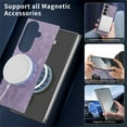 thumbnail image 5 of Allytechgroup Magnetic Case for Samsung Galaxy Z Fold 7, Slim Lightweight Shockproof Case Wireless Charging Support Anti-Scratch Non-Slip Rigid Shell for Samsung Galaxy Z Fold 7 Women Men, Purple, 5 of 10
