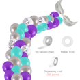 thumbnail image 3 of Mermaid Balloon Arch Kit Fish Tail Balloon Garland Kit Theme Party Decorations for Wedding Birthday Party Decor, 3 of 7