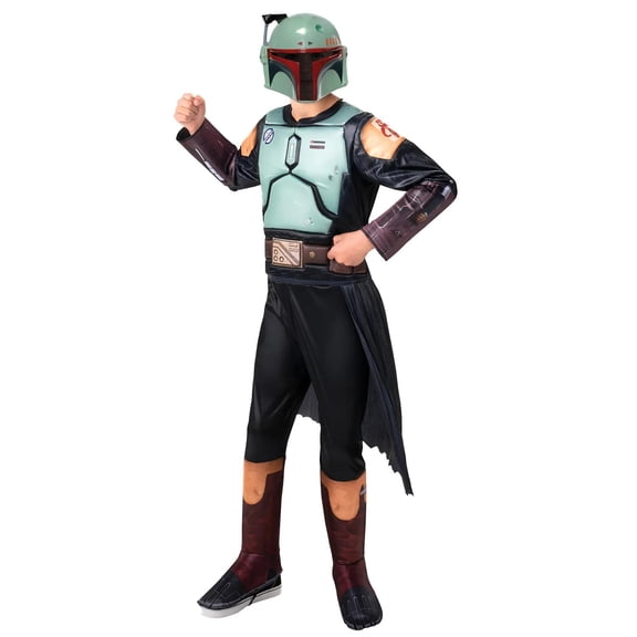 Boys' Star Wars Boba Fett Qualux Costume by Jazwares - Size Medium